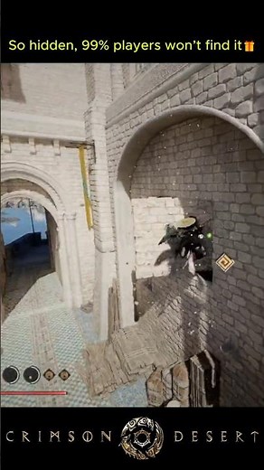 99% of players walk past this hidden wall - devs gotta telling us these secrets #crimsondesertgame