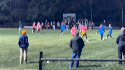 Who needs a quarterback? We might have to bring back the football team. #powderpuff @fpacrusaderspirit | First Presbyterian Academy