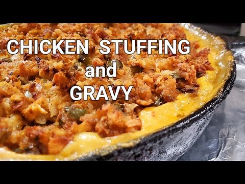 🏆USE LEFTOVERS | EASY CHICKEN STOVETOP STUFFING CASSEROLE RECIPE 🏆 CHICKEN and DRESSING RECIPE