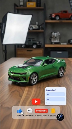 Chevrolet Camaro Synergy Green: The Neon Muscle Beast! 🟢🔥 #Camaro #SynergyGreen #Shorts