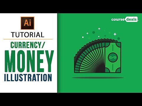 Currency/Money How To Make In illustrator | Illustrator Tutorials | Course Deals