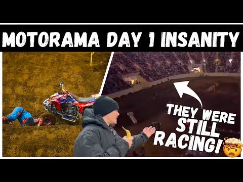 LIGHTS WENT OUT DURING THE RACE?! Craziest Motorama Yet BY FAR!! Day 1 Part 1 Practice & Heats