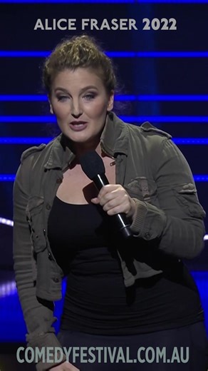 Fat shaming has gone too far according to #AliceFraser #StandUpComedy #Comedy #MICF