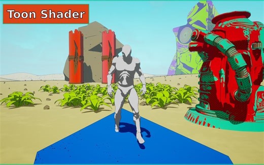 【UE4教程】卡通着色器制作&自定义阴影&后期处理教程