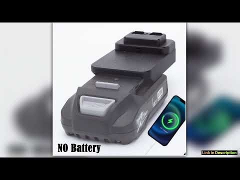 Power Source Adapter For Aldi Ferrex Activ Energy 20V Lithium Battery wUSB PDQC30 For Phone Fast