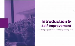 week1 introduction& self-improvement