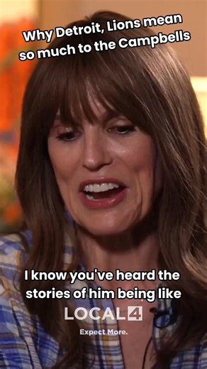 "I feel like it’s the best place on earth to live." -- Holly Campbell described her and Dan's deep appreciation for the city of Detroit and Lions fans. | WDIV Local 4 / ClickOnDetroit