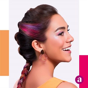 Vive un #CabelloSinLimites y rompe las reglas con un look diferente cada día usando Colorista en Spray de L'Oréal Paris Descubre un arcoiris 🌈 de posibilidades aquí → https://aruma.pe/revista/ | aruma