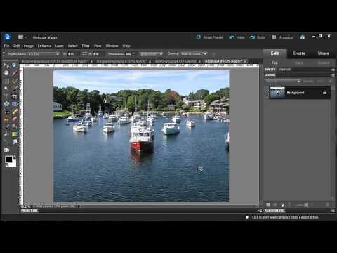 Photoshop Elements - Crop and Resize for Printing