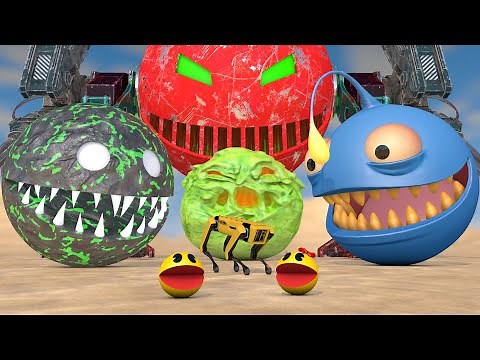 PACMAN 3D Procedural Animation & Visual Simulation Studies | #6