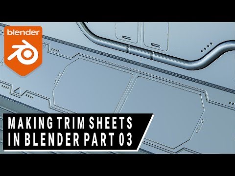 Making Trim Sheets in Blender 03! #b3d