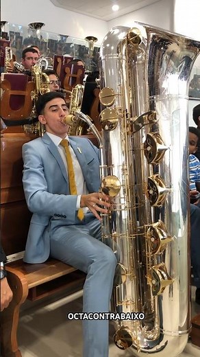 Sax Octacontrabaixo o Instrumento mais Grave do Mundo !!! ❤️‍🔥 #musica #ccbmusica #ccbmusicos