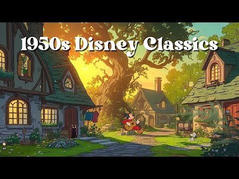1950s Disney Classics ✨ Vintage Oldies for Reflection and Warm Vibes