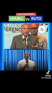 How Uhuru dealt with the doctors' strike in 2017 vs how President William Ruto is wisely dealing with the situation in 2024.... You can tell the Key difference 👇👇 between the tone and wise choice of words as a leader... Where r Uhuru's orphans that praise him daily? | Gitobu Kiogora