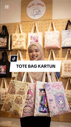 Creative Cartoon Tote Bags for Kids