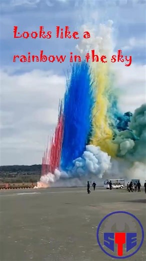 Rainbow Fireworks in the Sky?! 🌈 Unreal Color Explosion