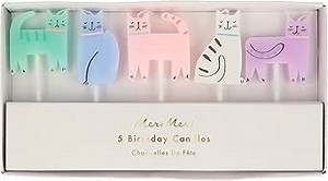 Meri Meri Cat Candles (Pack of 5)