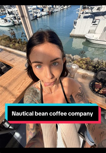 Coffee with a view sign me up!! Nautical bean coffee company ☕️ Oceanside harbor This is such a cutie vibe ! I love it here I got the white chocolate raspberry iced mocha 🤍🍓 this is a must if you want a coffee with a view #coffee #oceanside #harbor #coffeeshop #icedmocha Best coffee in Oceanside