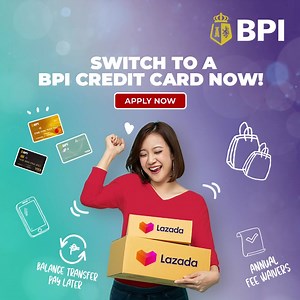 4.7K views · 695 reactions | Huge online shopping bonuses await when you switch to a BPI Credit Card! Apply for a BPI Credit Card today and get as much as ₱30,000 in cash credits. Plus, enjoy yearly annual fee waivers and as low as 0% interest up to 6 months when you transfer your other credit card balance to BPI and you can even start paying 60 days later! #BPI #ReadyTodayReadyTomorrow | BPI | Facebook