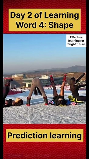 Day 2 of Learning | Word 4: Shape | Effective learning for bright future