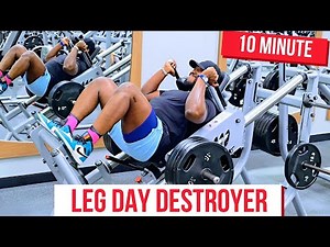 10-Minute INTENSE Leg Workout (No Wasted Reps!)