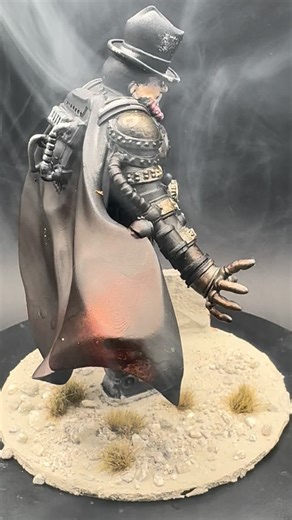 Matthew Lawrence on Instagram: "It’s IronSteam Mattman ! Sent hurtling back in time to the Mid 19th Century Mattman cobbles together a steam powered suit that allows him to fight crime and drink beer the industrial revolution way #beer #modelmaking #modelpainting #steampunk"