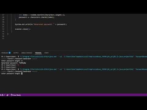 Password Generator Showcase! (Java) *begginer*