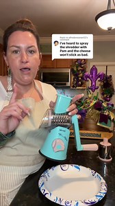 1.3M views · 17K reactions | The most common thing I hear about the cheese grater is the cheese sticks. Here’s how to stop that from happening #cheesegrater #rotarycheesegrater #geedelcheesegrater #cheeserecipe | Mississippi Kween | Facebook