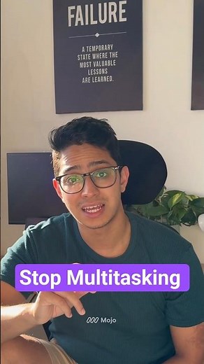 Stop Multitasking Your Brain Doesn't Like It #neuroscience