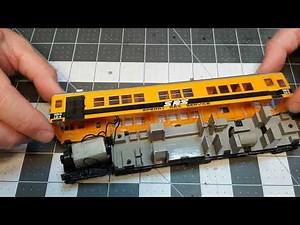 Walthers Sperry Rail car DCC install