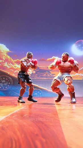 Mike Tyson vs Balrog Street Fighter Stop Motion Fight