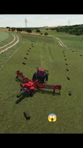 Satisfying Small Baling with Fiatagri - Farming Simulator 25