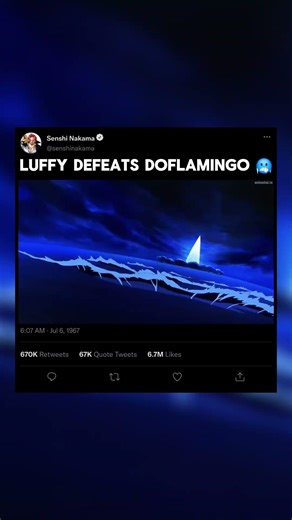 Luffy Defeats Doflamingo 🥶 #onepiece #luffy #doflamingo