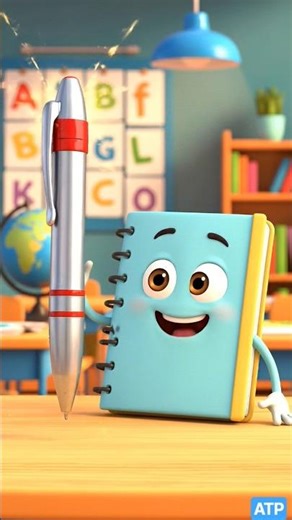 Copy vs Pen 🖊️ #cartoon #ayaztechpoint #aivideo #animation #shorts