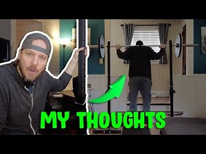 Yaheetech Adjustable Squat Rack Review - Bit of wobble but works!