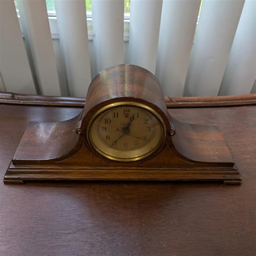 Vintage Mantle Clock Wooden Case Warren Telechron 1920's Antique Rustic Primitive - Etsy