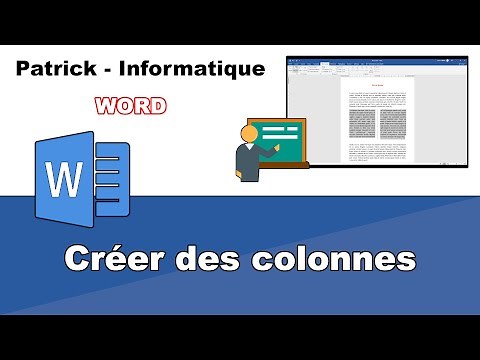 Tuto Word 2019 - Les colonnes