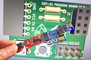 【電子工作/PCB】ESP-01(ESP8266)のプログラム(スケッチ)書き込みボードを作ってみました！
