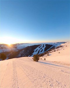 5.4K views · 293 reactions | A spectacular sunrise lap on Christmas Ridge | Sun Valley Resort | Facebook