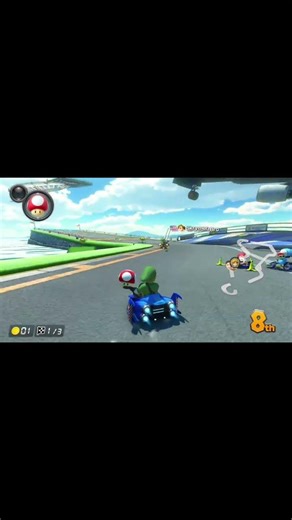 Nice try red shell! #dodge #mariokart #save #mariokart8deluxe #gaming