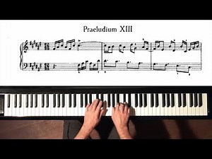 Bach Preludes and Fugues 13-24 Well Tempered Clavier, Book 1, PIANO + SCORE