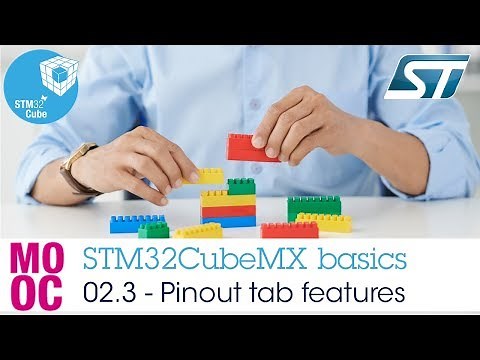 STM32CubeMX basics: 02.3 STM32CubeMX pinout tab - Features