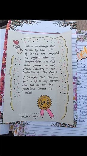 12th class project file on my mother at sixty six #tranding #project file #12thclassenglish