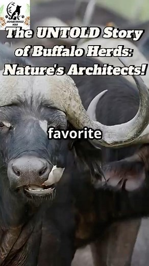 The UNTOLD Story of Buffalo Herds: Nature's Architects! #BuffaloHerds #WildlifeSecrets #NatureShorts
