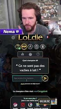 twitch.tv/Nema - New attempt at lolle! (No. 9) #leagueoflegends #lol #loldle #streamer