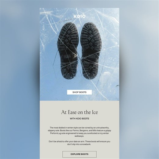 Email Design Inspiration by KOIO SALE | Email Love