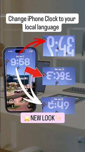 iPhone: Change Lock Screen Clock Language #iphonetips