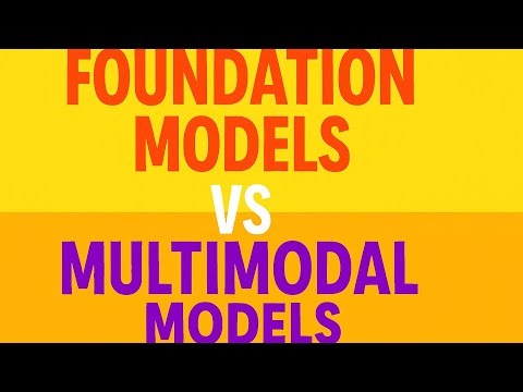 Multimodal Models vs Foundation Models explained in Telugu