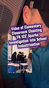 Developing. Elementary students on video chanting FK ICE SPARKING INDOCTRINATION CONCERNS. WOW REALLY???? #trump #maga #trending #breakingnews #viral | Dennis Doan Jr.