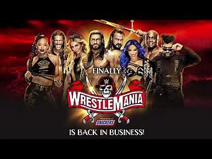 WWE WrestleMania 37 Theme Song "Save Your Tears" (High Pitched)